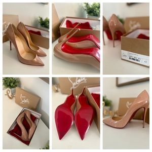 Pigalle Follies - 100 mm Pumps - Patent calf - Nude - Size EU 42